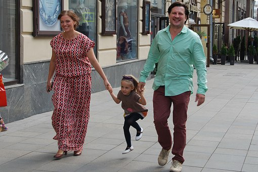 Нелли Уварова, Александр Гришин и их дочь Ия фото