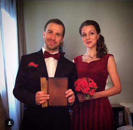 Актёр Алексей Морозов с женой Даной Абызовой фото