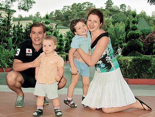 Анна Банщикова с семьей мужем и детьми фото
