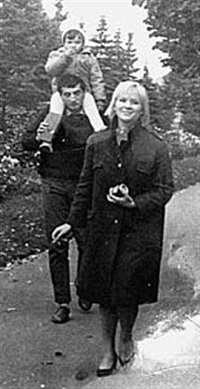 Галина Польских с бывшим мужем и дочерью фото