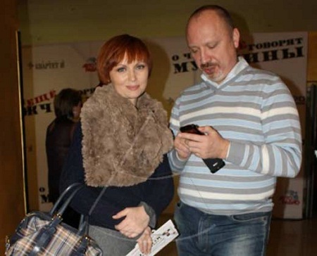 Елена Ксенофонтова с мужем