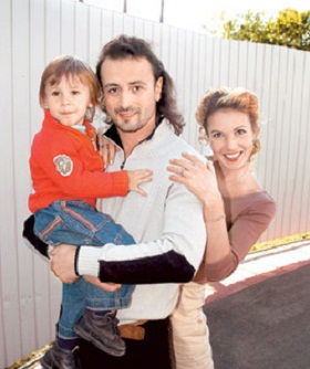 Илья Авербух с семьей бывшей женой и сыном фото