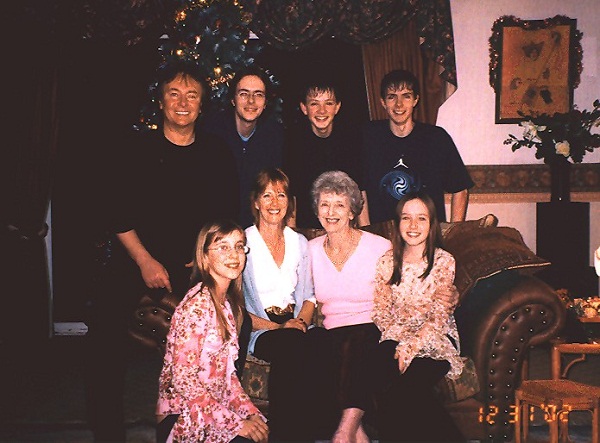 Крис Норман с семьей женой и детьми фото