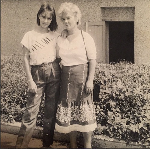 Лера Кудрявцева в молодости со своей мамой фото