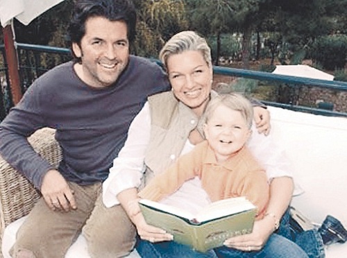 Томас Андерс с семьей женой и сыном фото